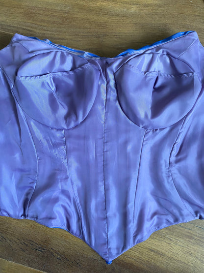 90s John Charles 2 piece corset & skirt set UK 10-12