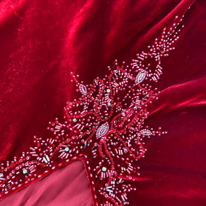 Red Velvet Austin Reed Silk Blend Low Back Dress UK 14