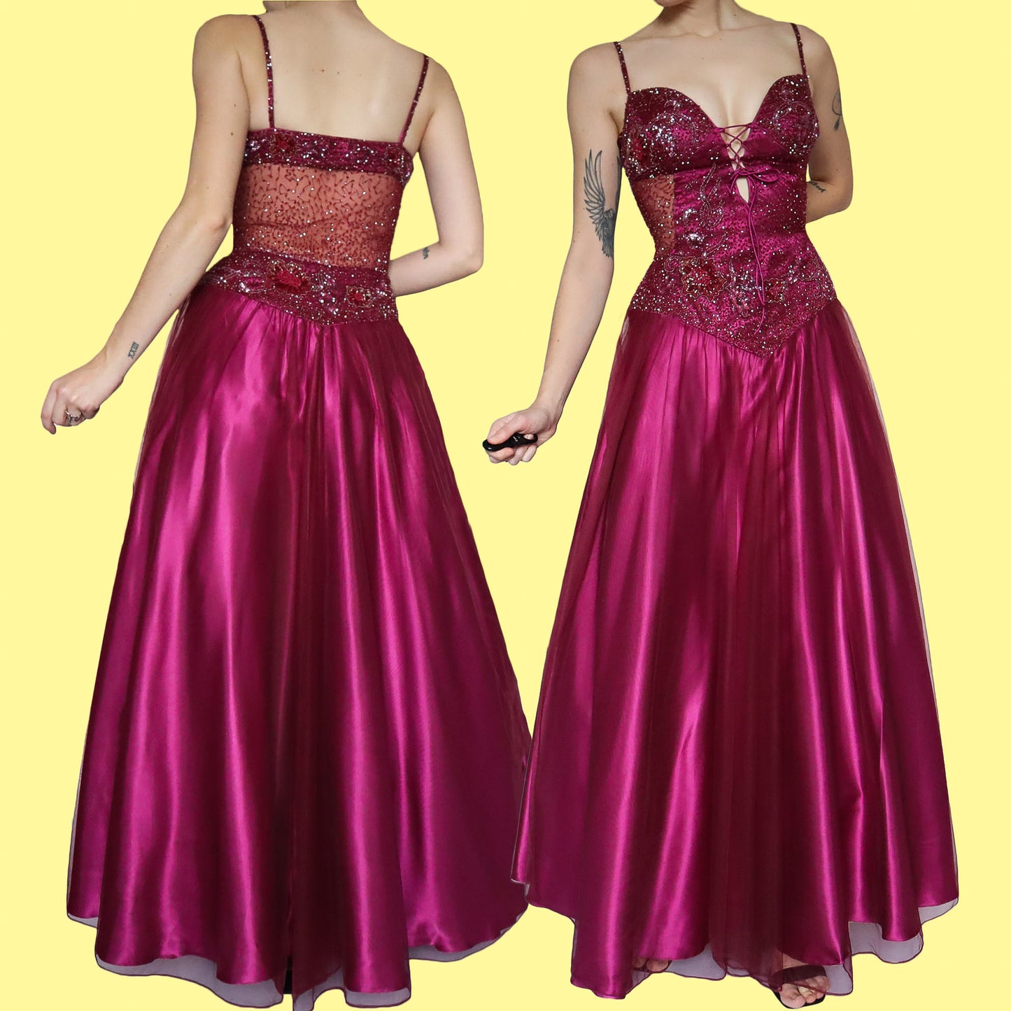 YVE London a-line ball gown UK 10