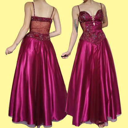 YVE London a-line ball gown UK 10
