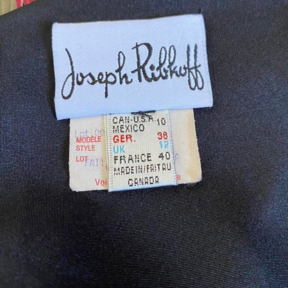 Joseph Ribkoff black & pink slip dress uk 12
