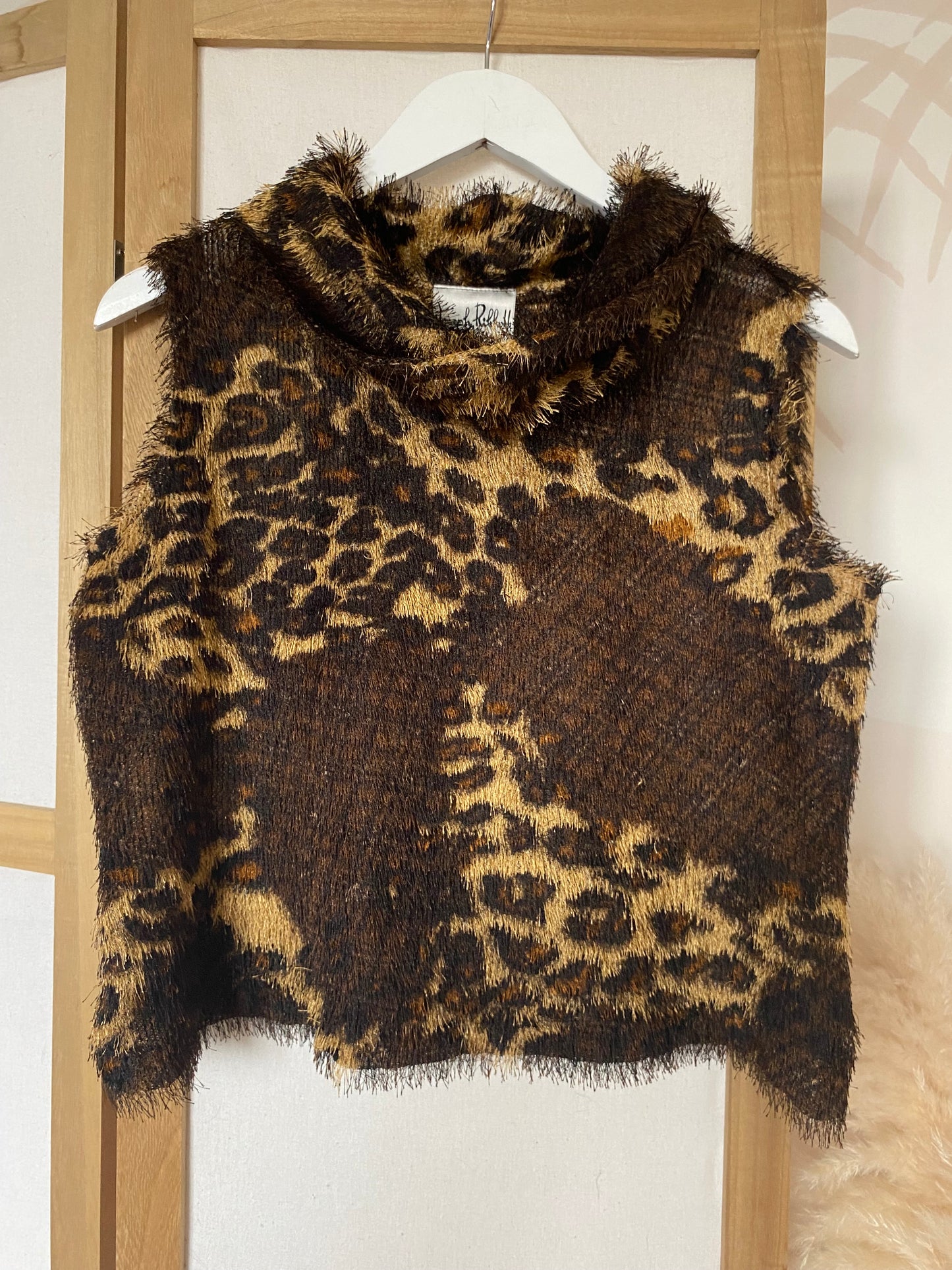 Joseph Ribkoff fluffy 2 piece top & cardigan set uk 12