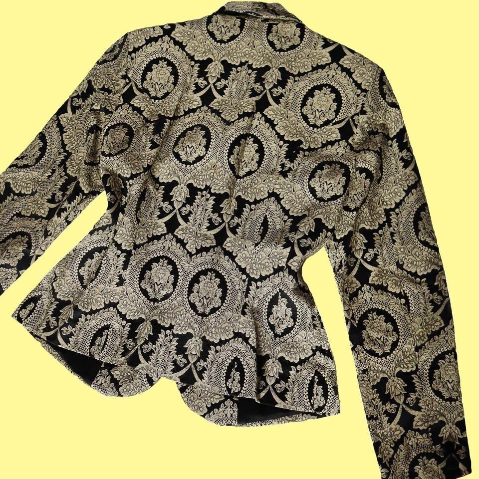 Monsoon Twilight black & gold blazer UK 10