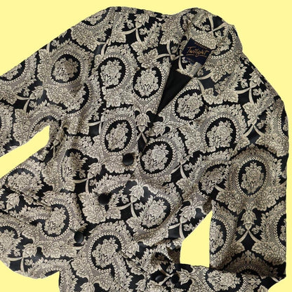 Monsoon Twilight black & gold blazer UK 10