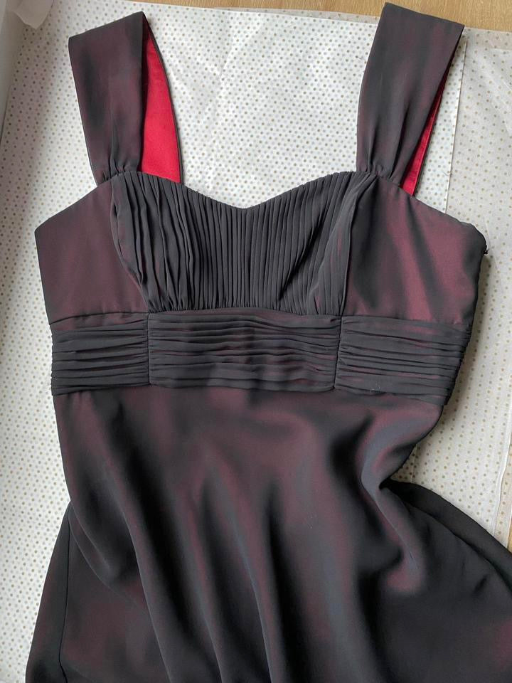 Roman Originals black & red evening dress UK 12