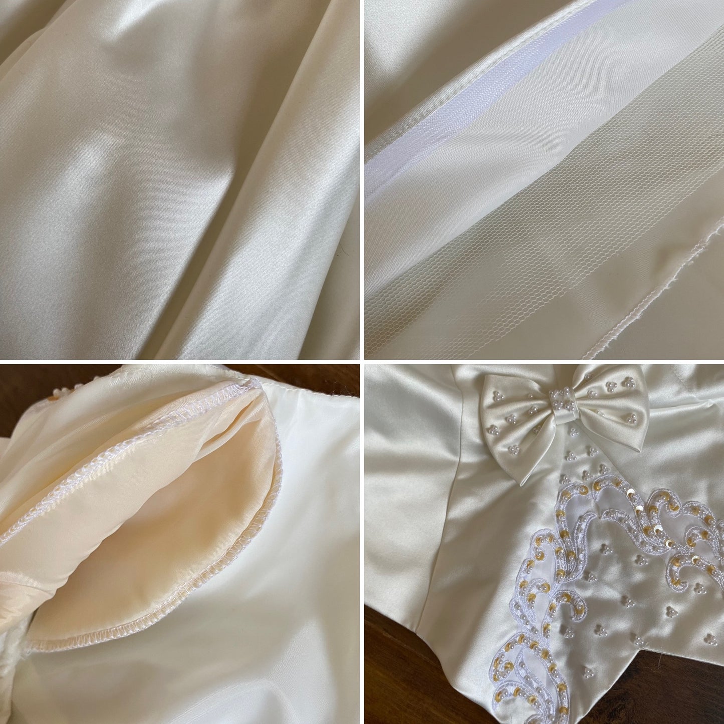 Jean Elizabeth 2-piece wedding dress & jacket set uk 8