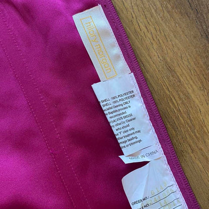 Hilary Morgan fuchsia pink 2 piece evening set UK 12