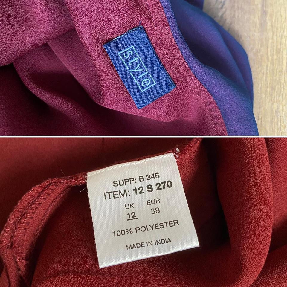 Purple cold shoulder slip dress uk 12