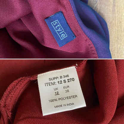 Purple cold shoulder slip dress uk 12