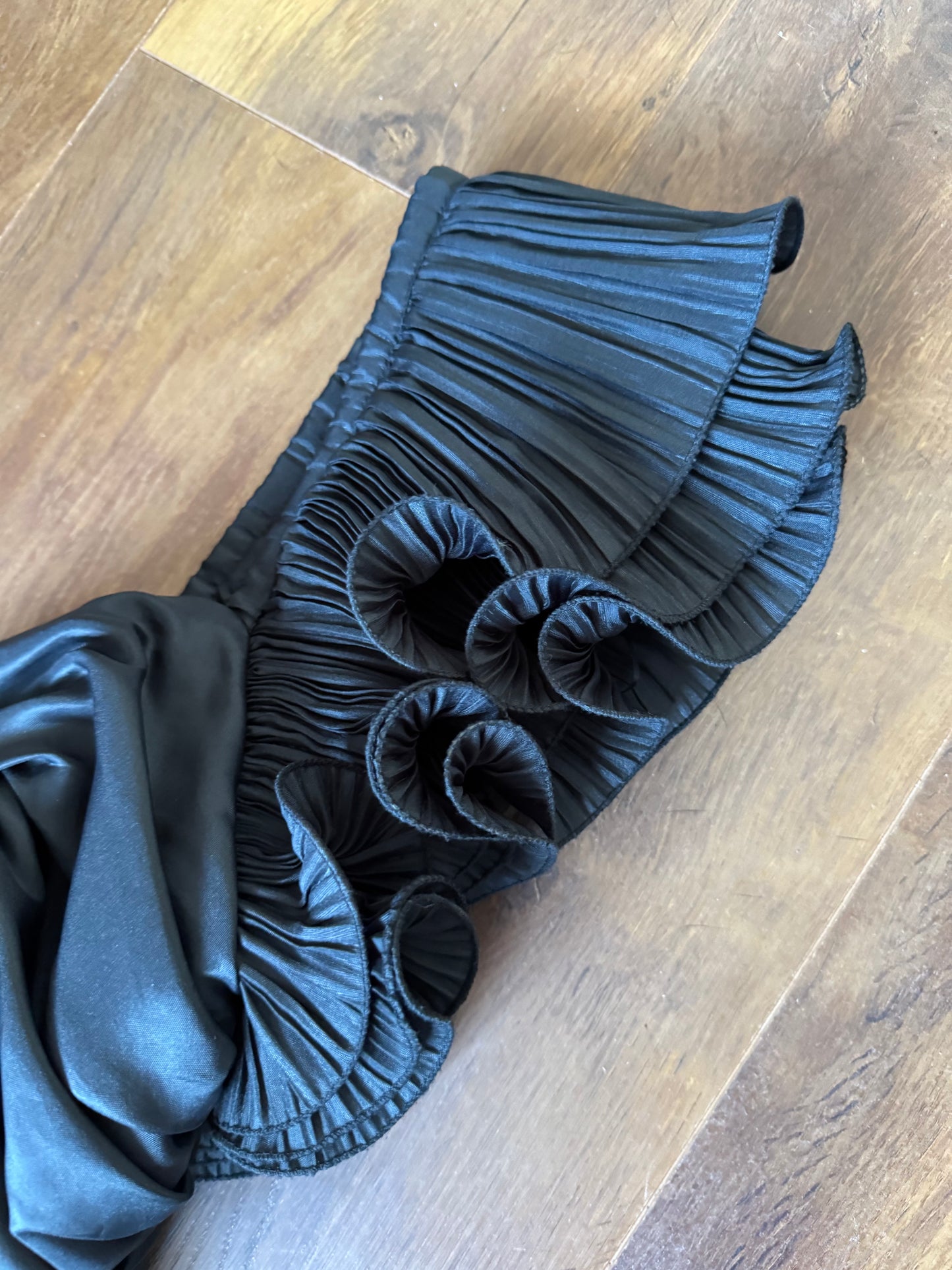 John Charles 80s black prom dress uk 12-14