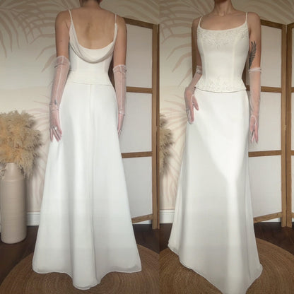 Ivory 2-piece wedding set uk 10