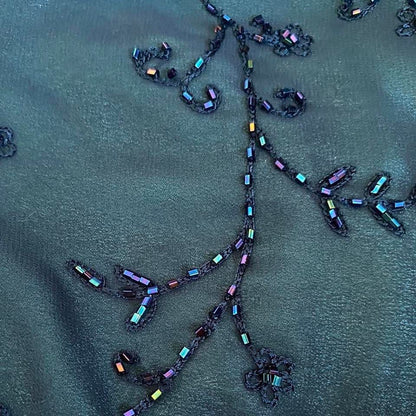 Blue Debut beaded evening dress UK 16