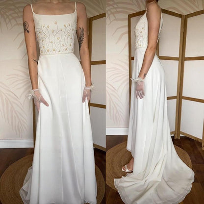 Pronuptia white beaded wedding dress uk 8