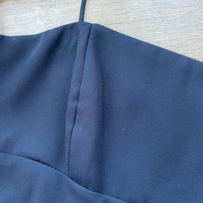 Black Morgan & Co open back evening dress UK 10