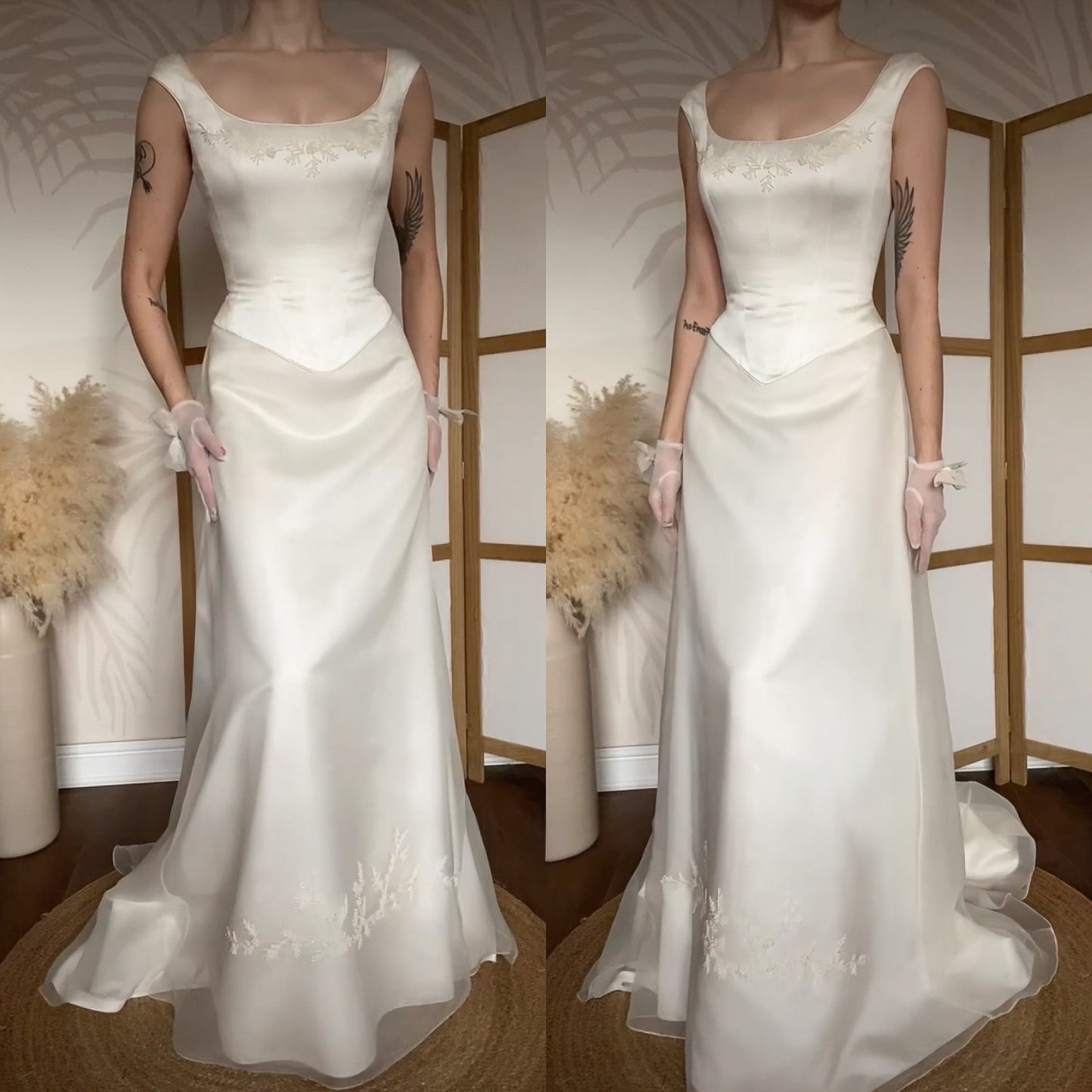 Ivory Carla Venessi wedding dress uk 10