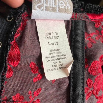 Red Shirley of Hollywood Corset UK 10-12