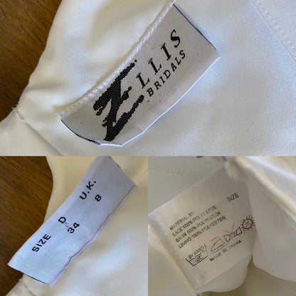 Ellis bridal ivory wedding dress uk 8-10