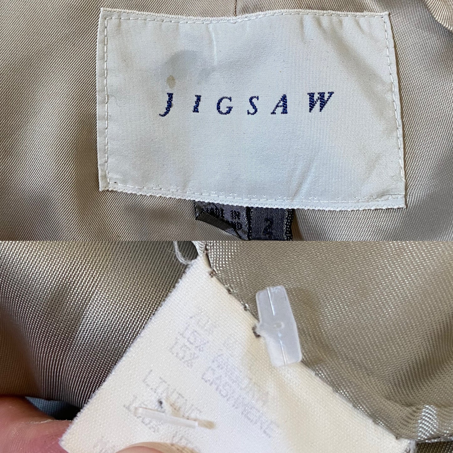 Stunning dusky blue super soft 2 piece suit UK 10