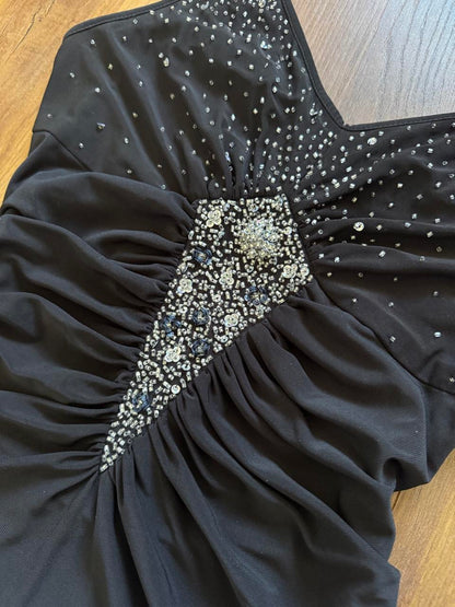 Black stretch Yve London dress uk 10-12