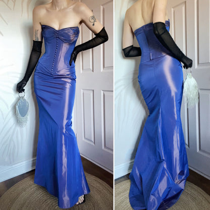 90s John Charles 2 piece corset & skirt set UK 10-12