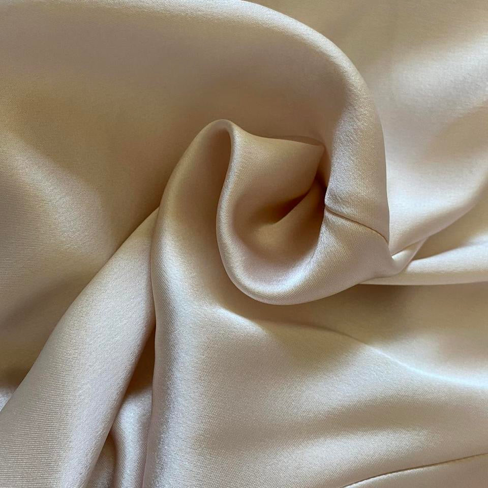 Pink blush satin evening dress UK 12