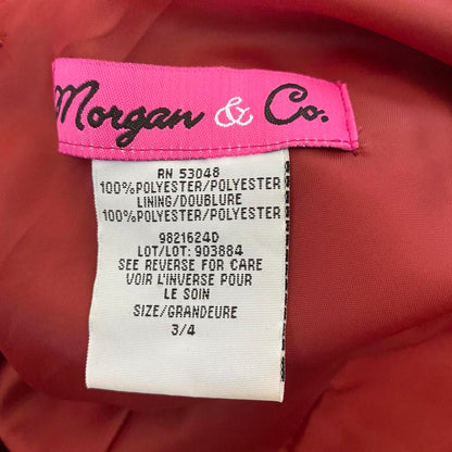 Silky red evening dress UK 8