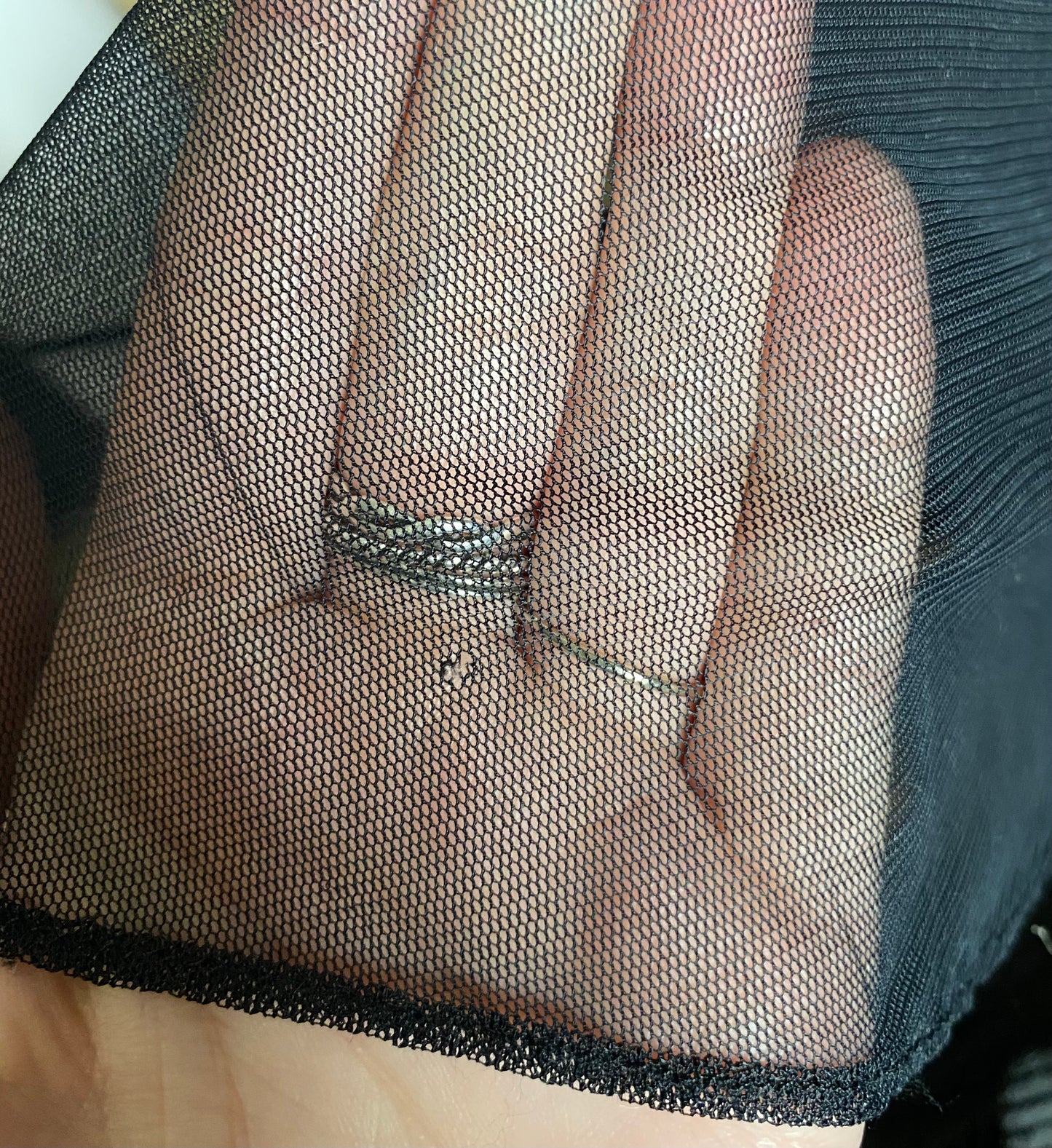 Black velvet beaded stretch evening dress UK 12 & UK 14