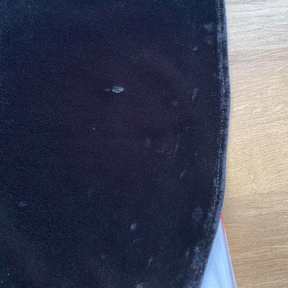 Black velvet stretch evening dress UK 14