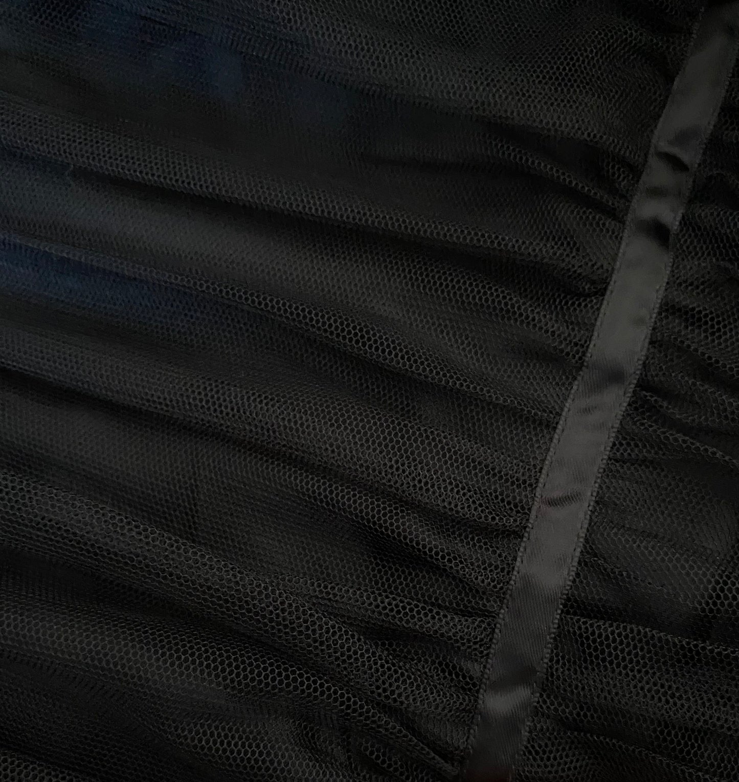 Black layered lace up evening dress UK 8 & UK 10