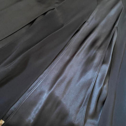 Black slip evening dress UK 12