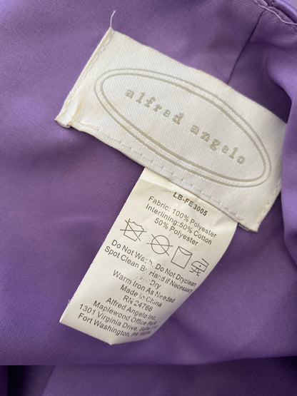 Lilac 2 piece corset & skirt set UK 8