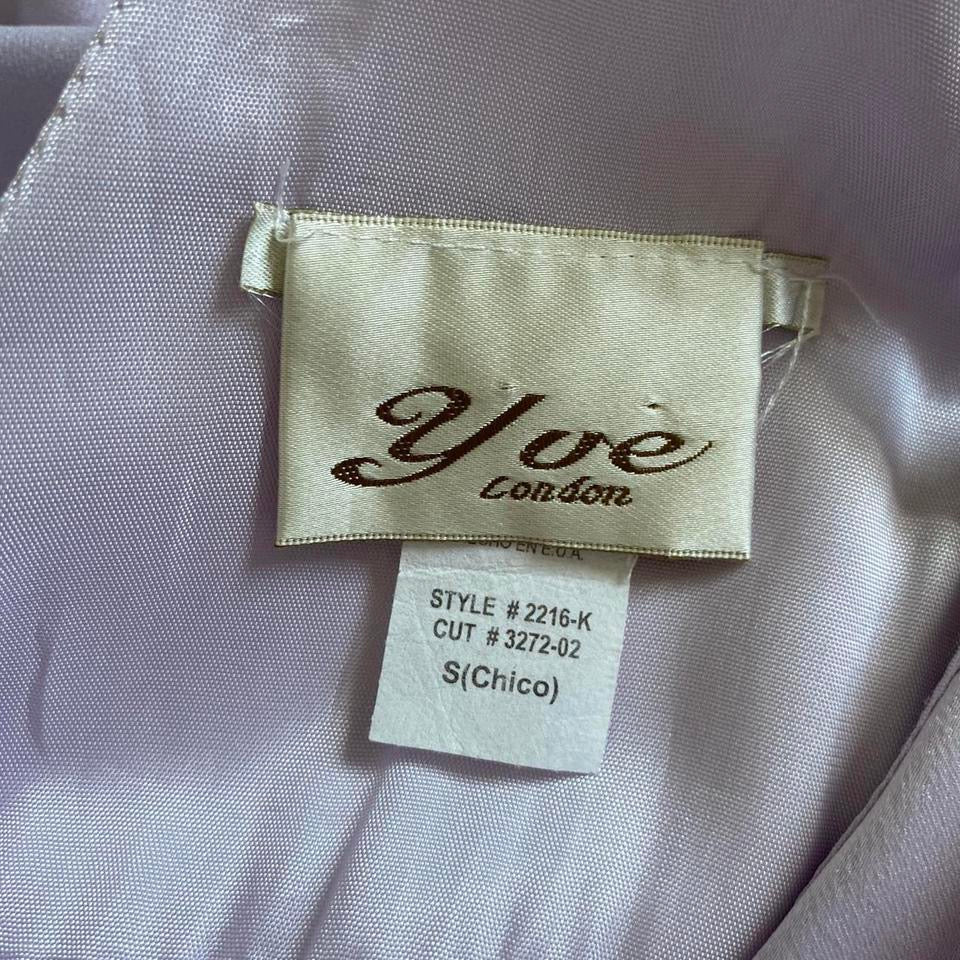 Lilac midi dress with shawl UK 10