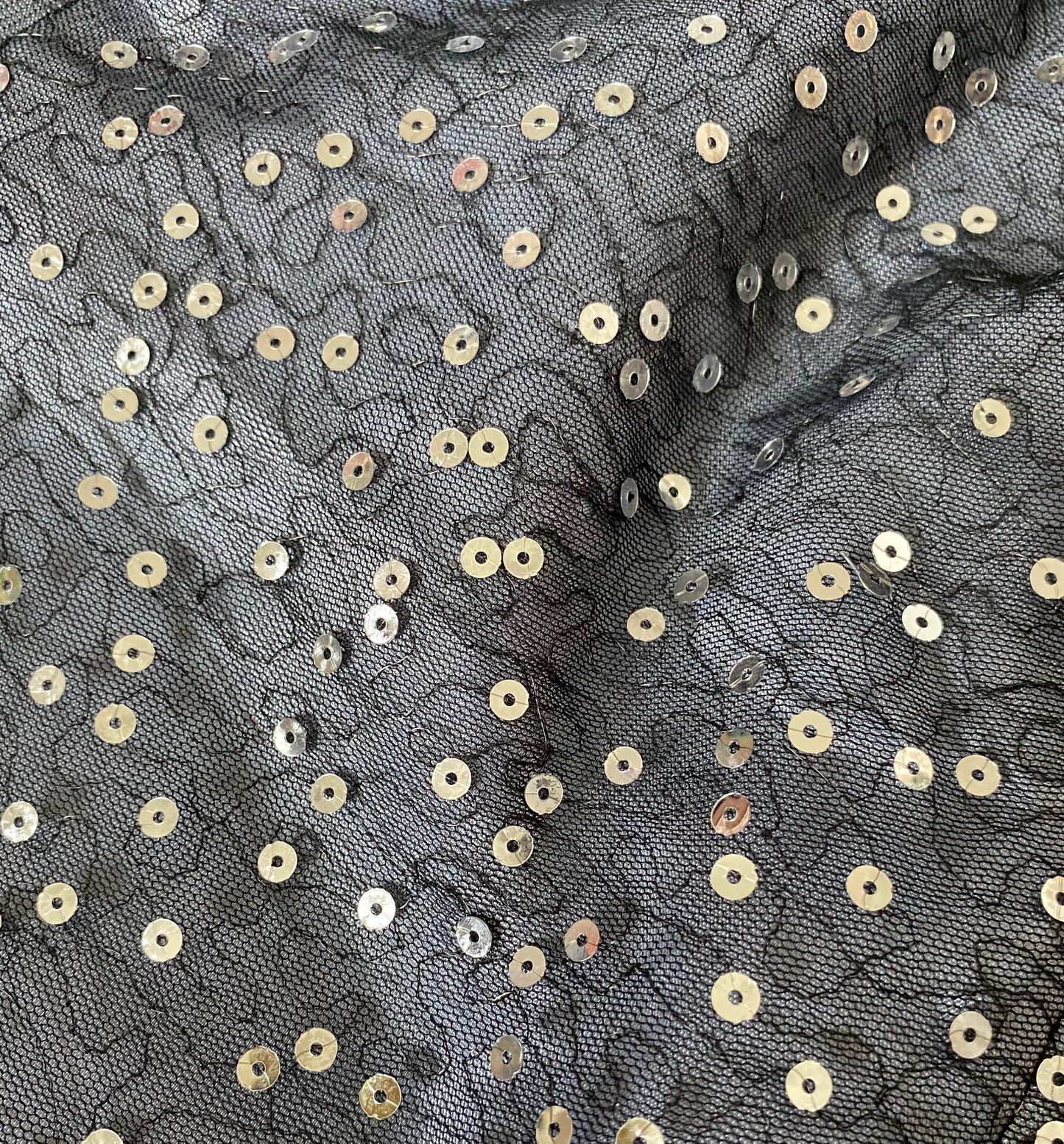 Silver 2 piece skirt & top set UK 12