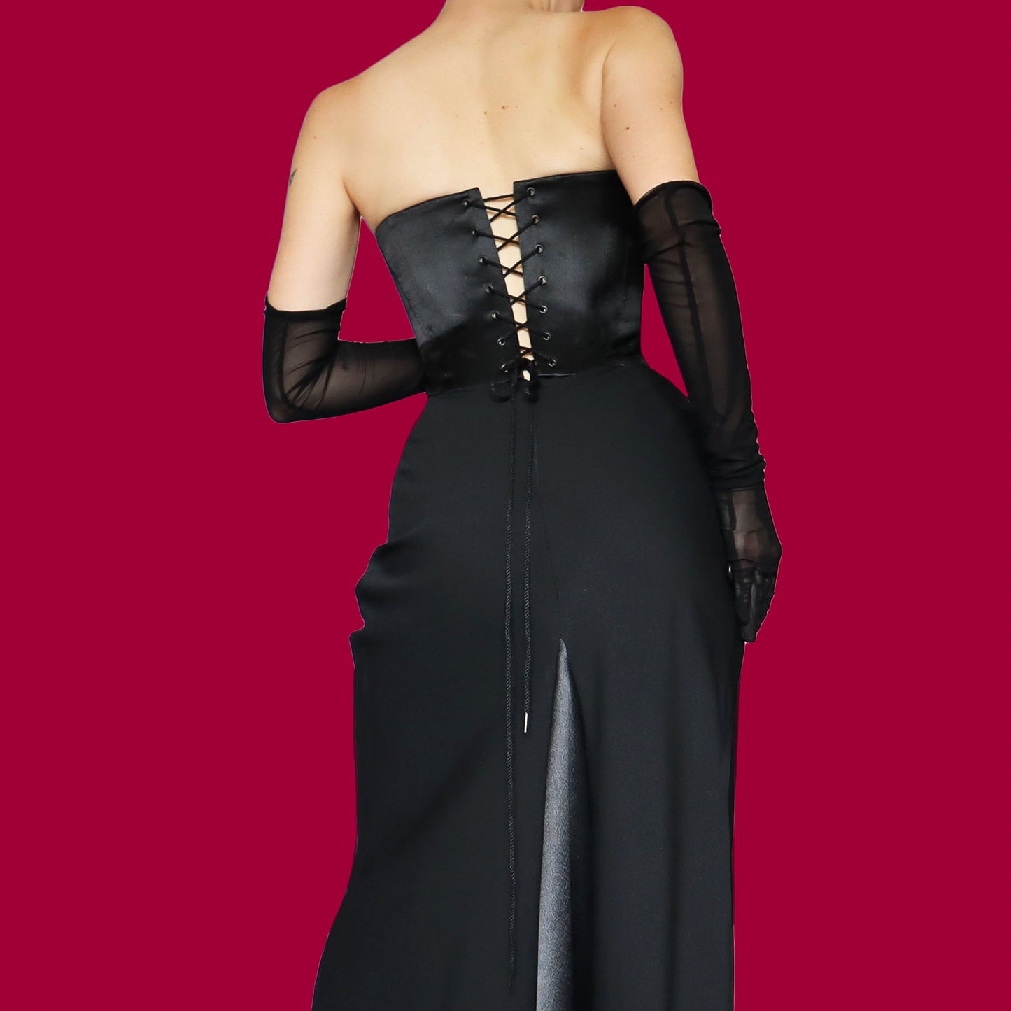 Black Dawn Stretton corset dress UK 10