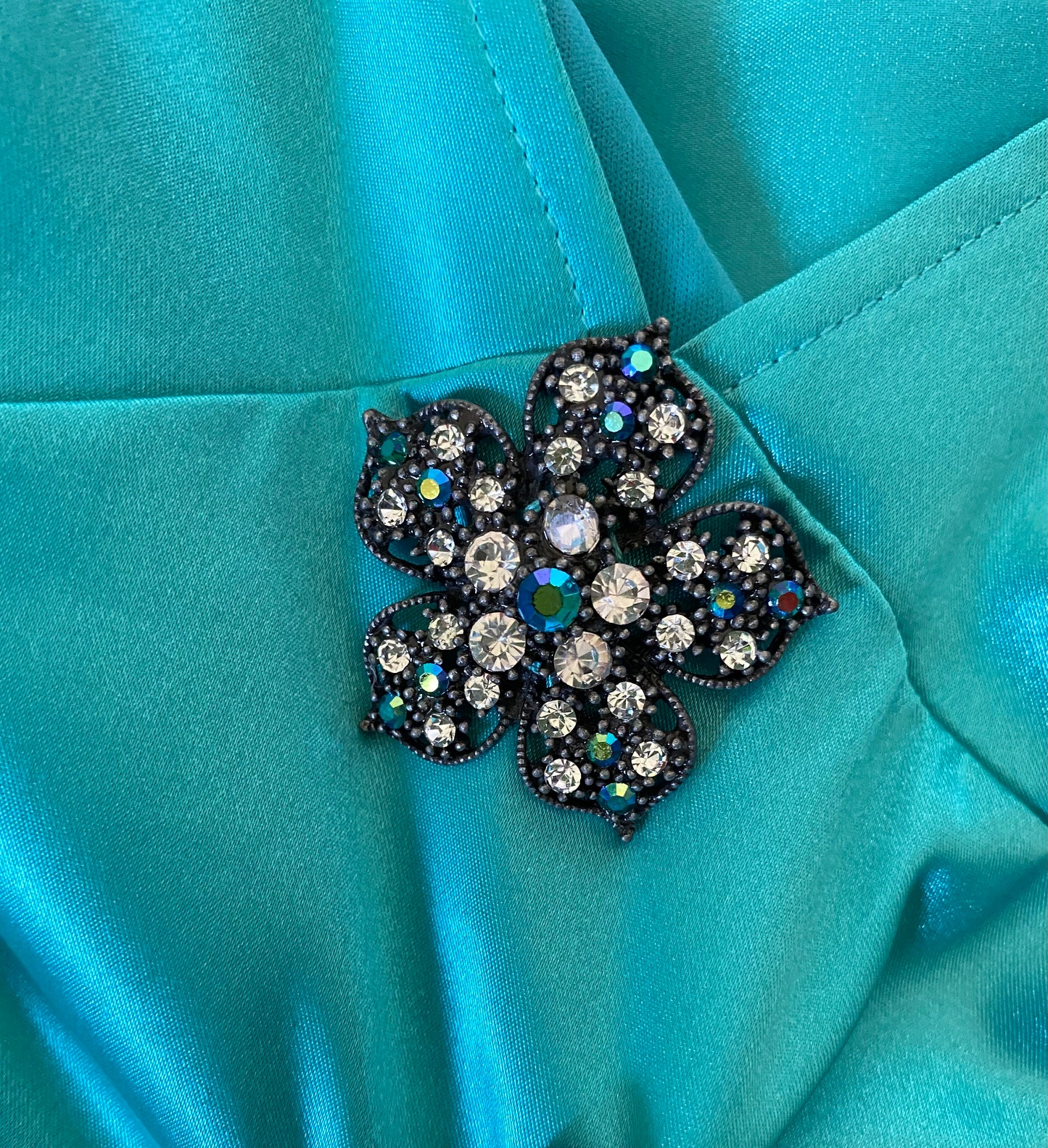 Sapphire open back evening dress UK 16