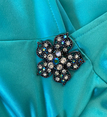 Sapphire open back evening dress UK 16