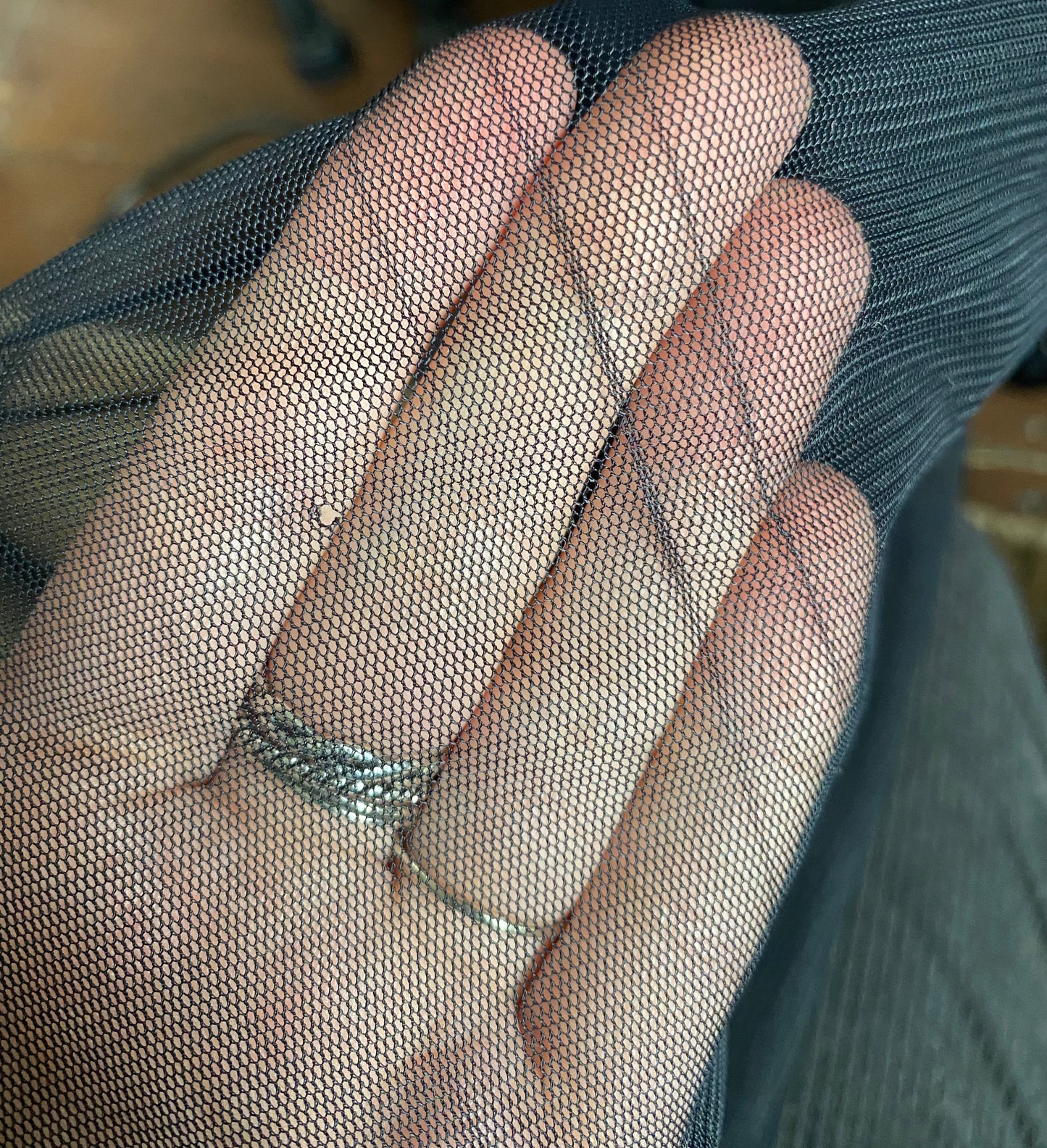 Black velvet beaded stretch evening dress UK 12 & UK 14