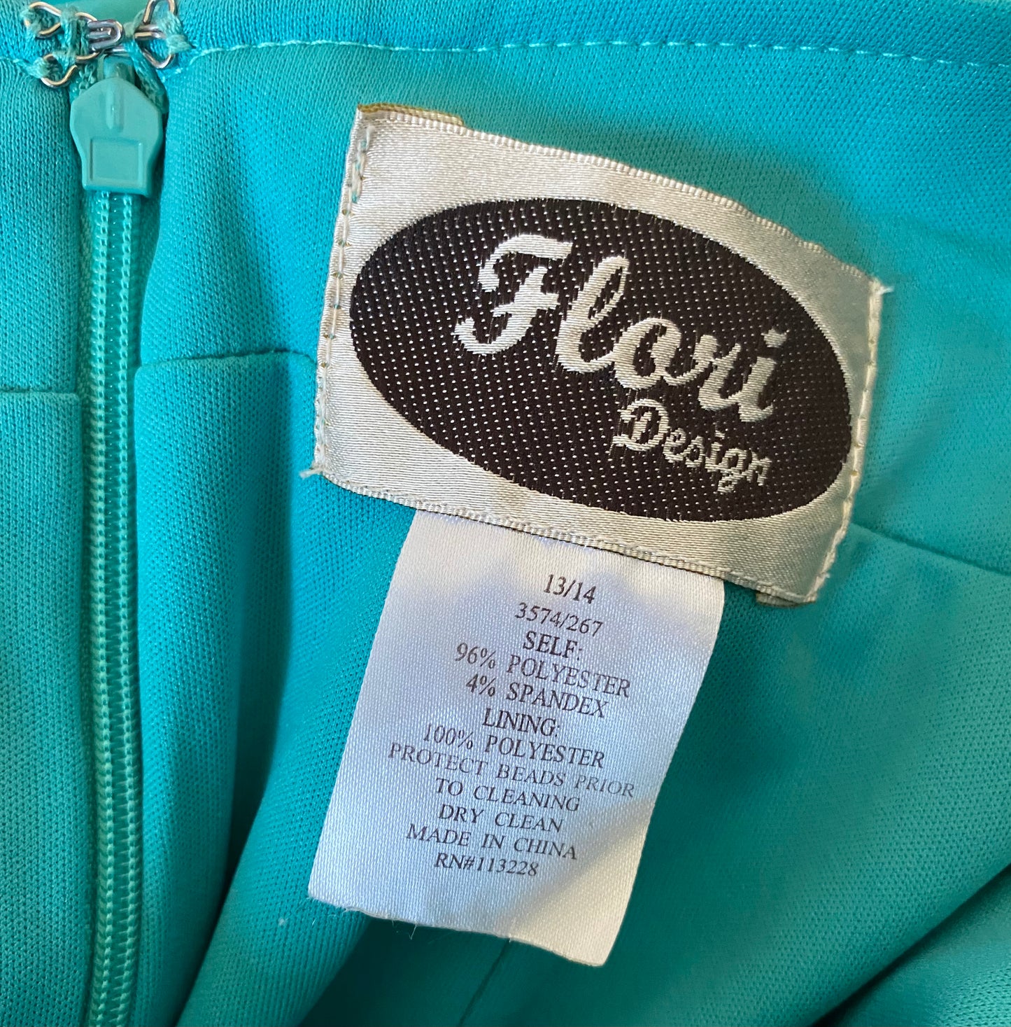 Sapphire open back evening dress UK 16