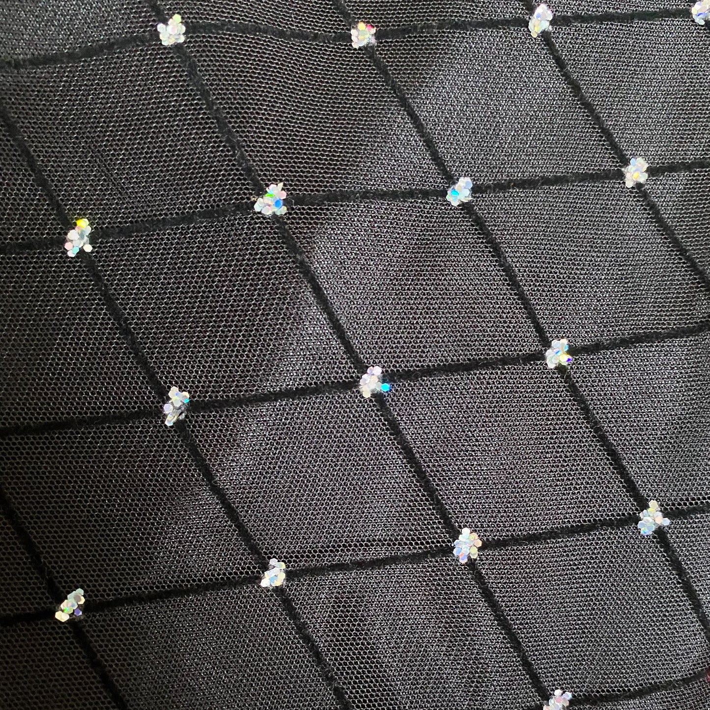 Black glitter strapless a-line evening dress UK 10-12