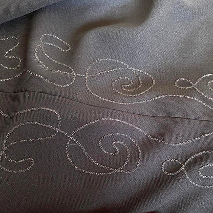 Black stretch evening dress UK 10