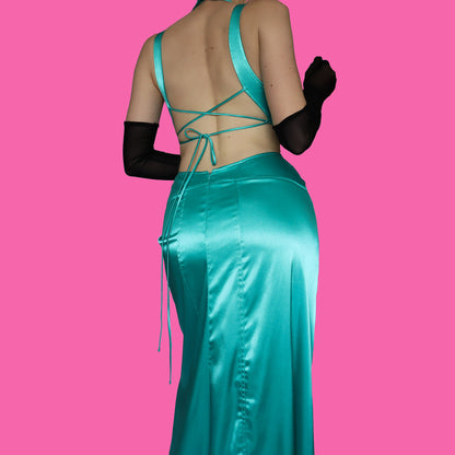 Sapphire open back evening dress UK 16