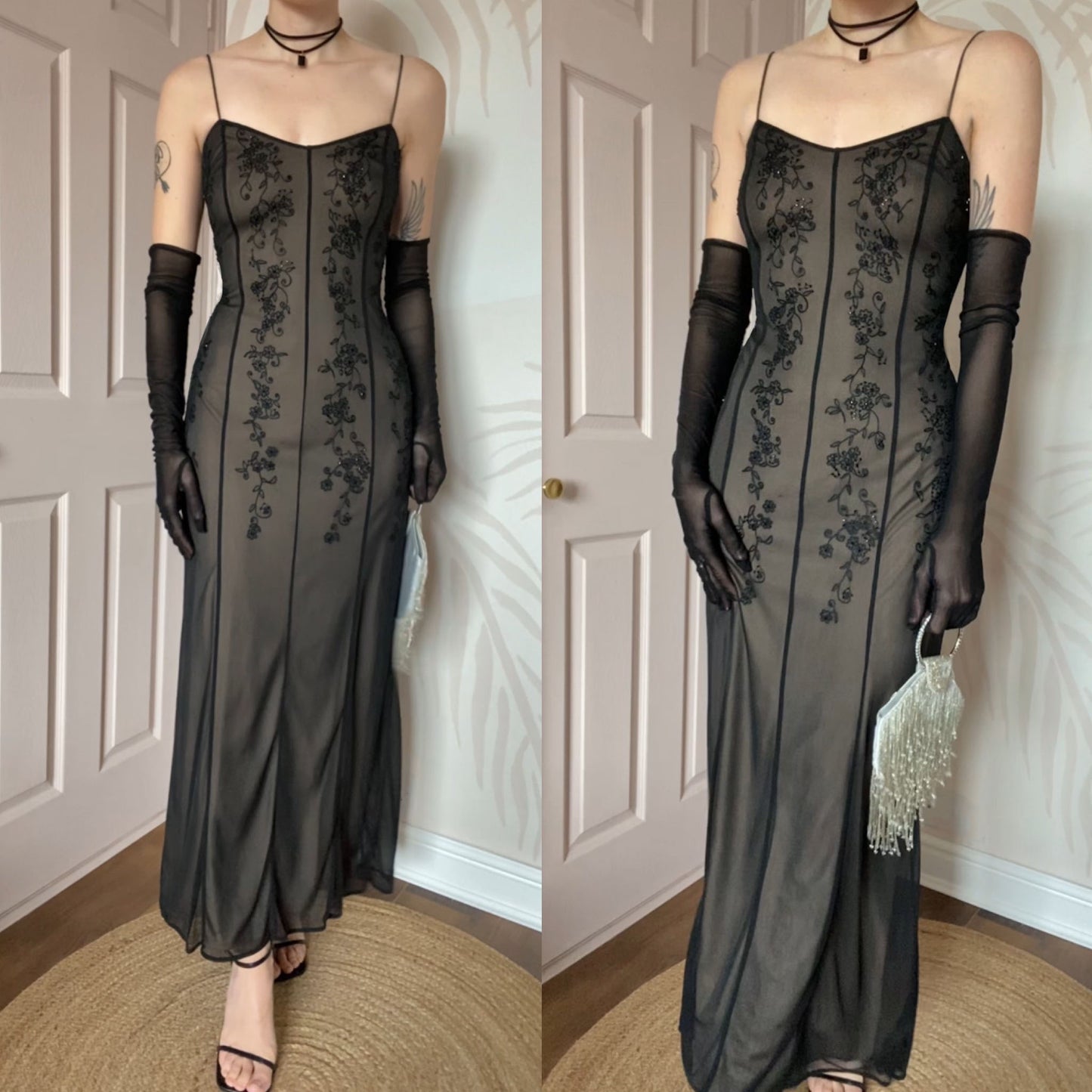 Laundry lace stretch slip dress UK 10