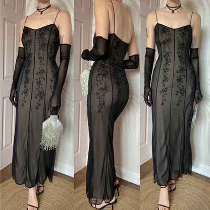 Laundry lace stretch slip dress UK 10