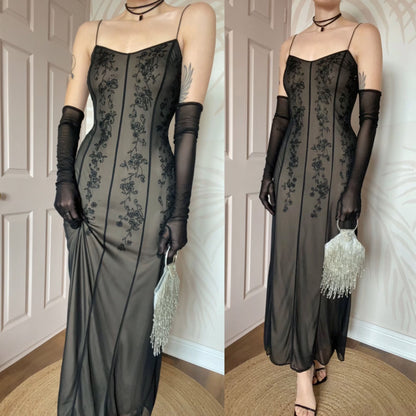 Laundry lace stretch slip dress UK 10