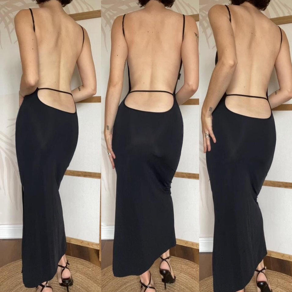 Nick Coleman designer open back bodycon dress UK 10-12