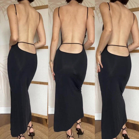 Nick Coleman designer open back bodycon dress UK 10-12