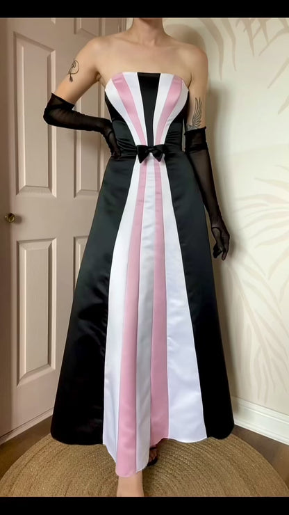 Jessica McClintock Gunne Sax strapless a-line gown UK 8