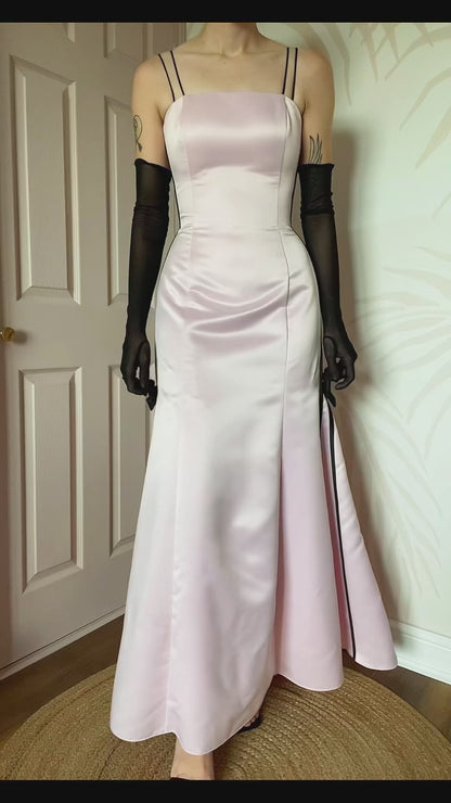 Scott McClintock baby pink evening gown UK 14