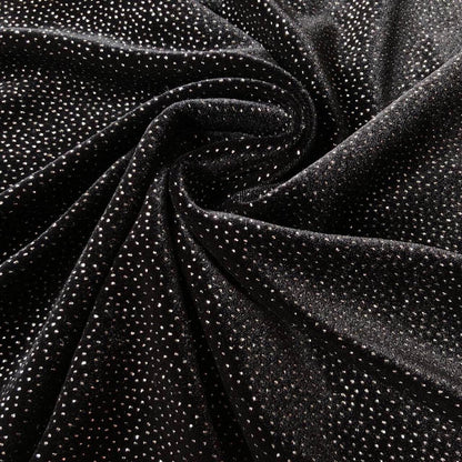 Stunning y2k black glittery stretch evening party dress UK 12