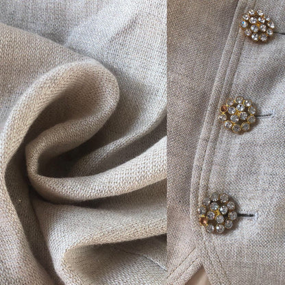 Beautiful vintage 2 piece trouser & waistcoat suit UK 14